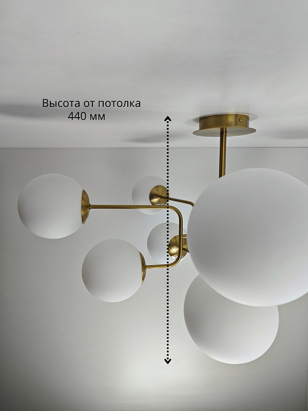 Светильник XL-21001/10 BRASS+WG