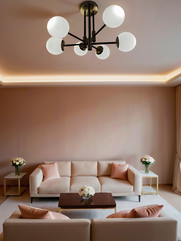 Светильник BL-8316/6 COPPER+BK